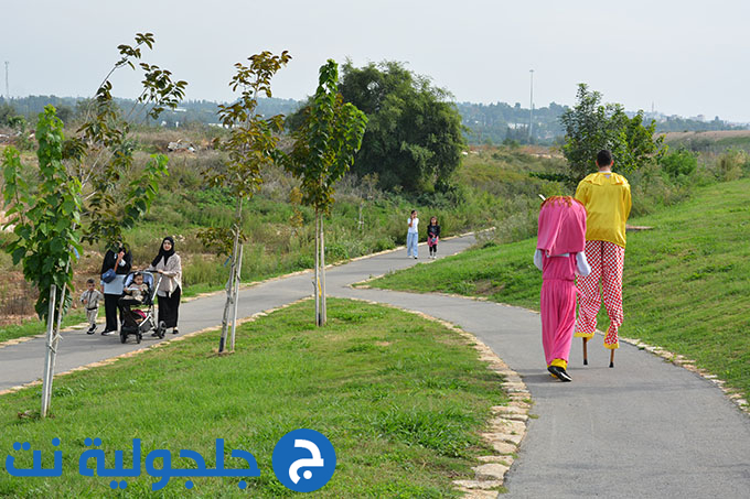 مشاركة واسعة في مسيرة تنزه واكتشف وادي قانا في جلجولية